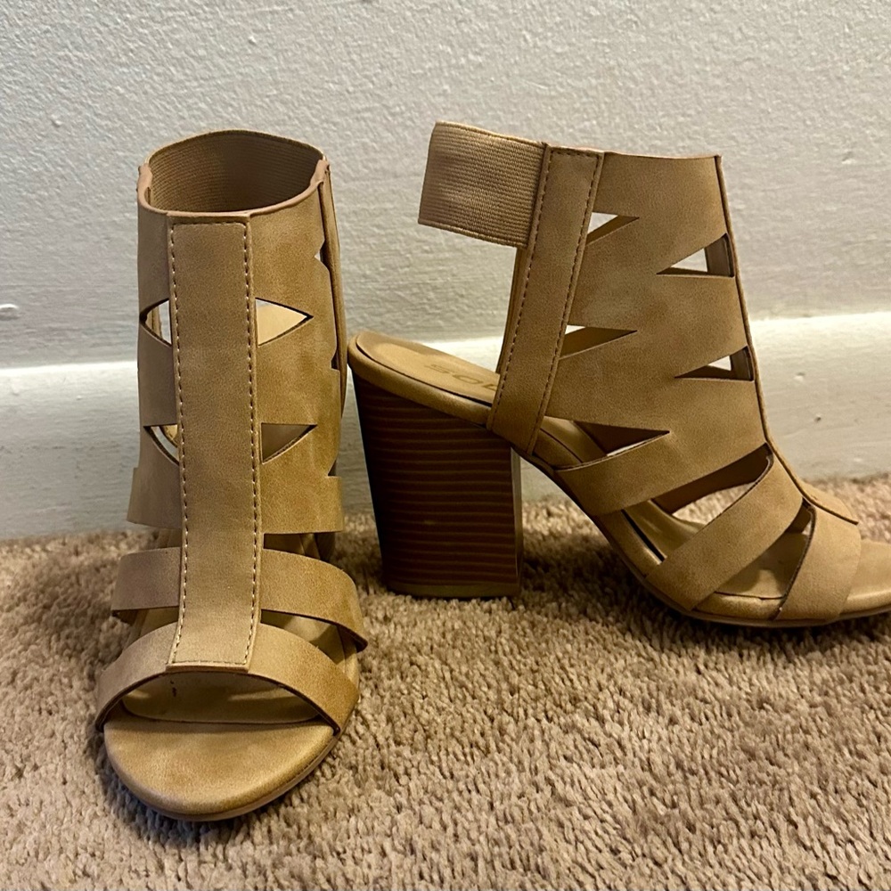 Wedged Heeled Sandals